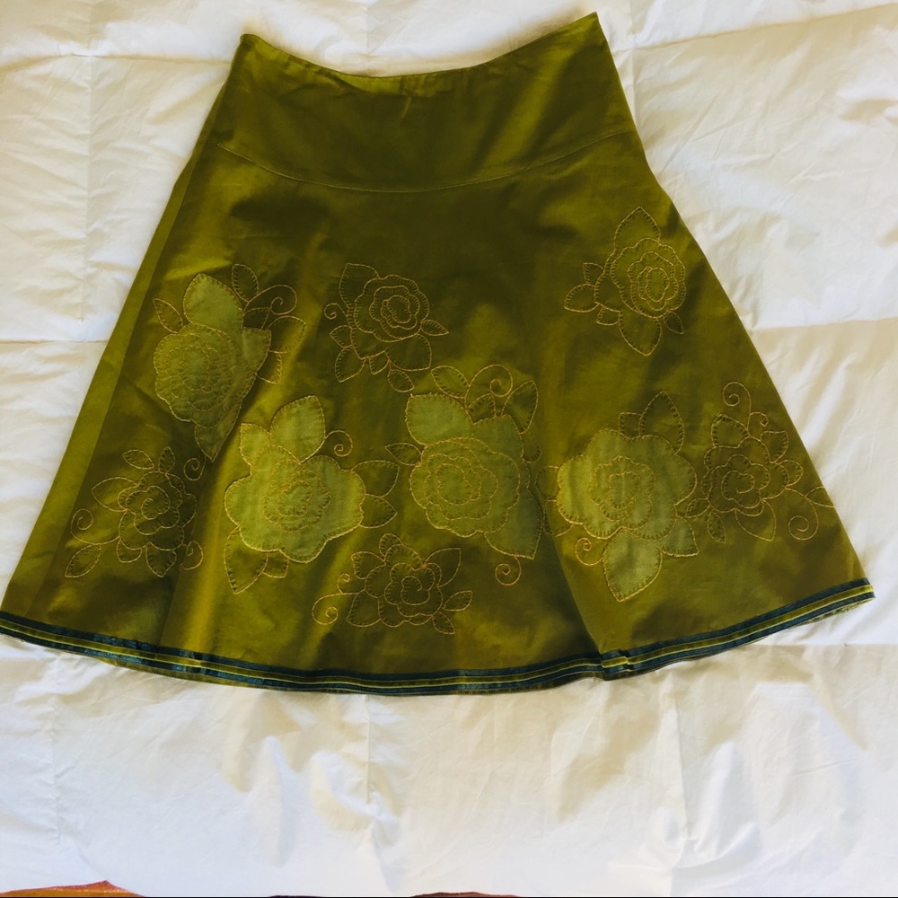Think Tank embroidered and embellished skirt